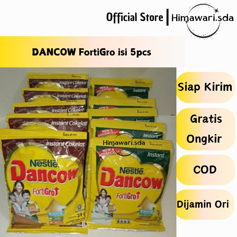 

Dancow Susu Bubuk 5pcs Dancow Forti gro