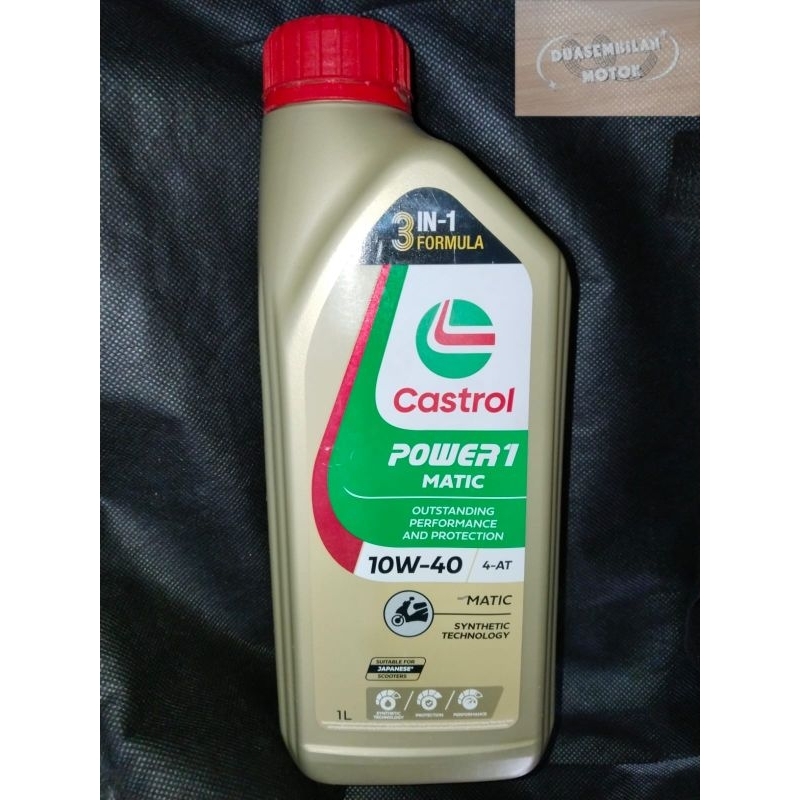 Oli Castrol Power1 Matic 10W-40 1 L - Vario 150/160, Nmax, Pcx