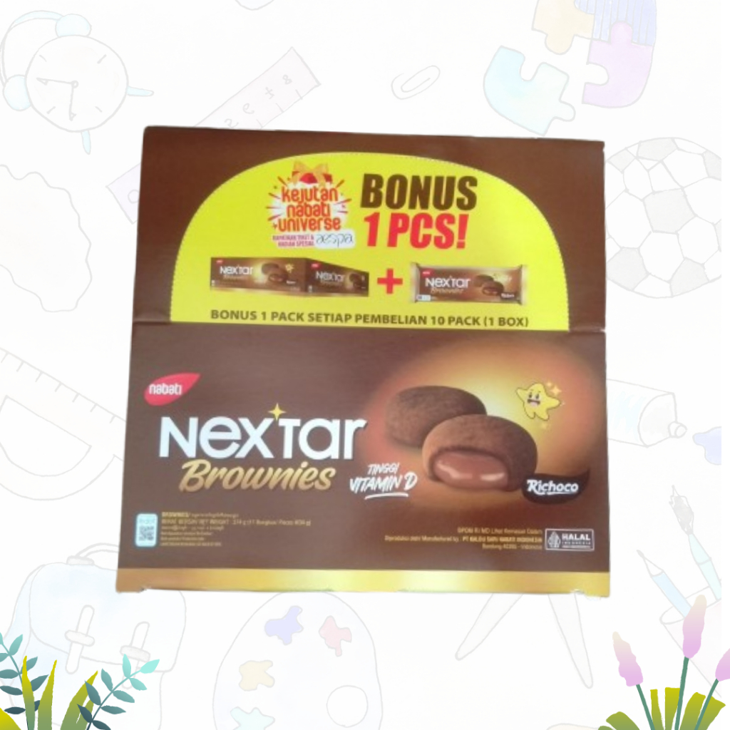 

Nabati Nextar Coklat Brownies 10x40gr (1Box)