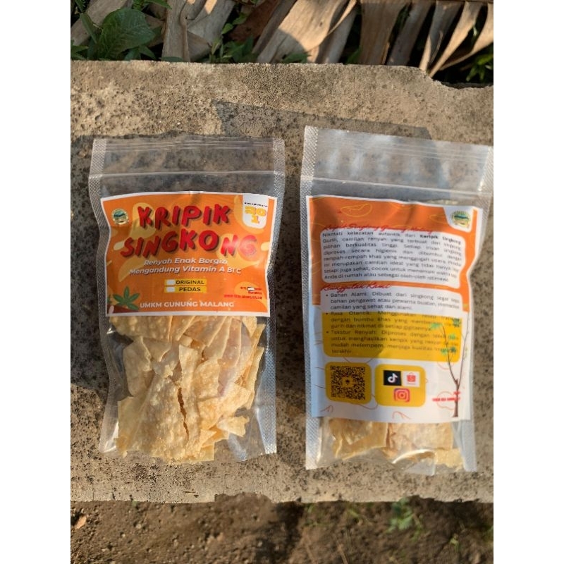 

KRIPIK SINGKONG RENYAH ENAK BERGIZI 100GR 50GR GURIH