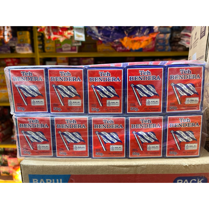 

TEH BUBUK BENDERA 50GR PAK ( ISI 10 )