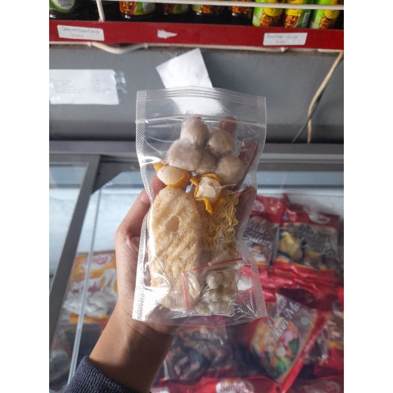 

Bakso aci Instan (murah & enak)