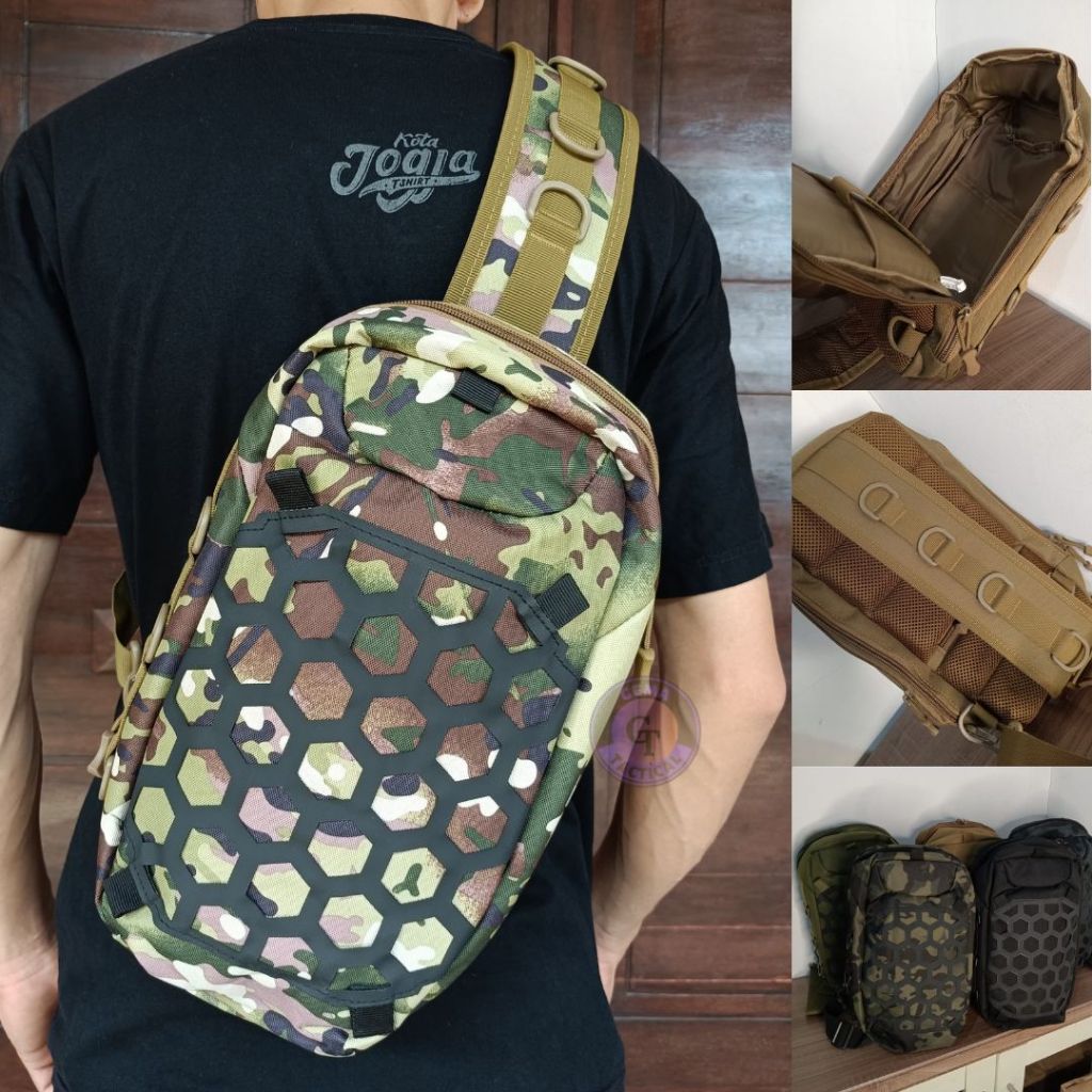 Tas Selempang Tactical / SlingBag Tactical / Tactical Bag / Tas selempang tawon