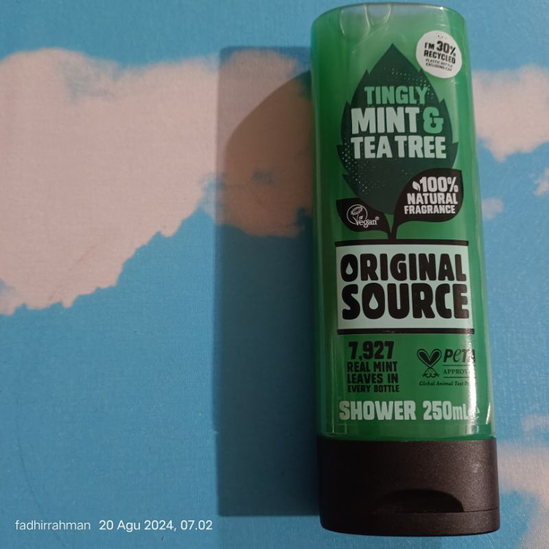 original source mint & tea tree shower gel 250ml