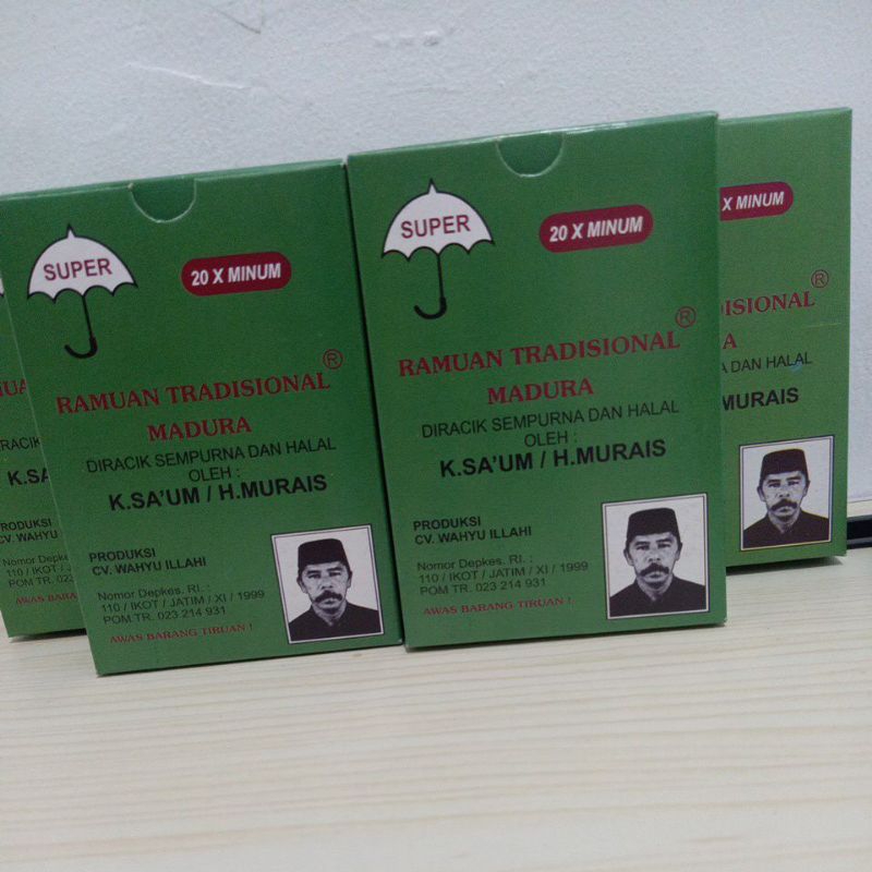 PROMO JAMU HERBAL ASLI RAMUAN TRADISIONAL MADURA ORIGINAL WAHYU ILAHI K. SAUM/H.MURAIS RASA KOPI