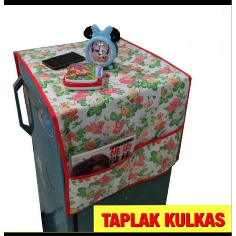 TAPLAK KULKAS COVER KULKAS TUTUP KULKAS MURAH