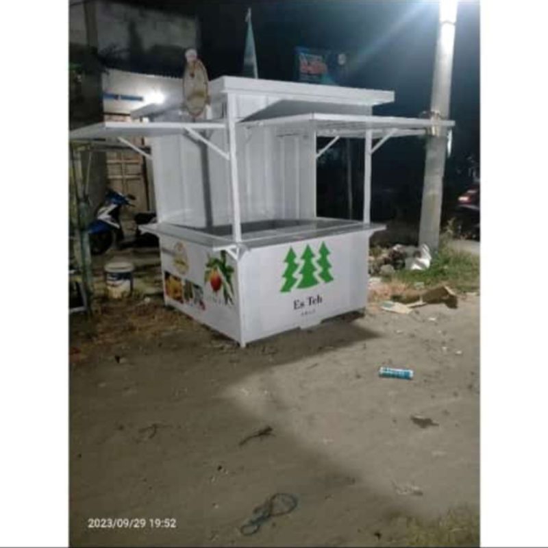 booth container, booth kontainer booth jualan booth teh 150x150x200 FREE ONGKIR BARANG (JAKARTA & TA