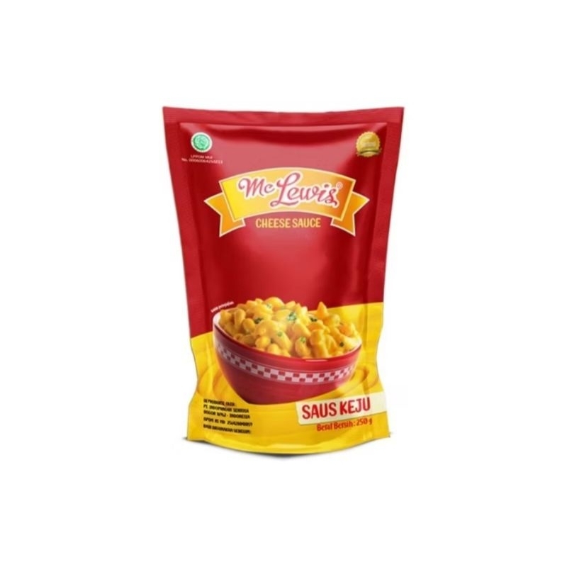 

Mc Lewis Cheese Sauce 250gr / Mc Lewis Saus Keju 250gr