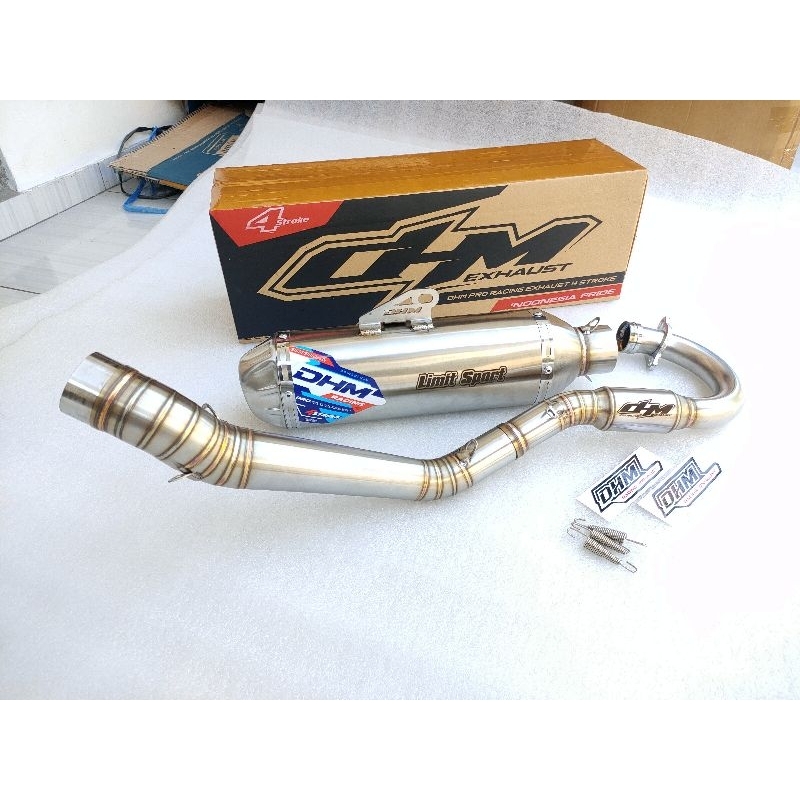 Knalpot Racing Klx D'traker Original DHM Racing Exhaust
