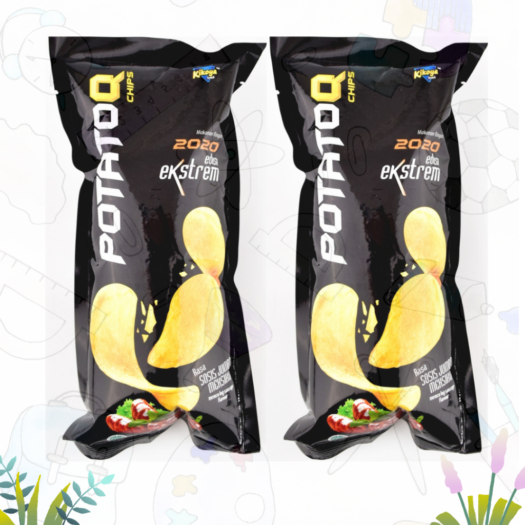 

PotatoQ Snack Kripik Kentang Sosis Meksiko 10x22gr (Pack)