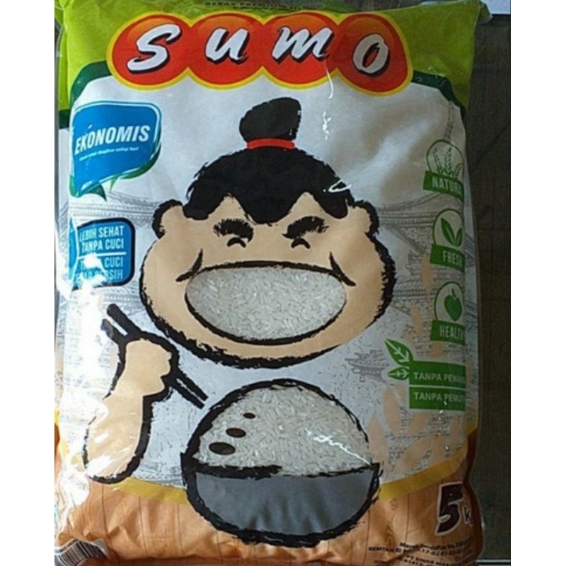 

Sumo Beras Kemasan Hijau Premium 5 kg