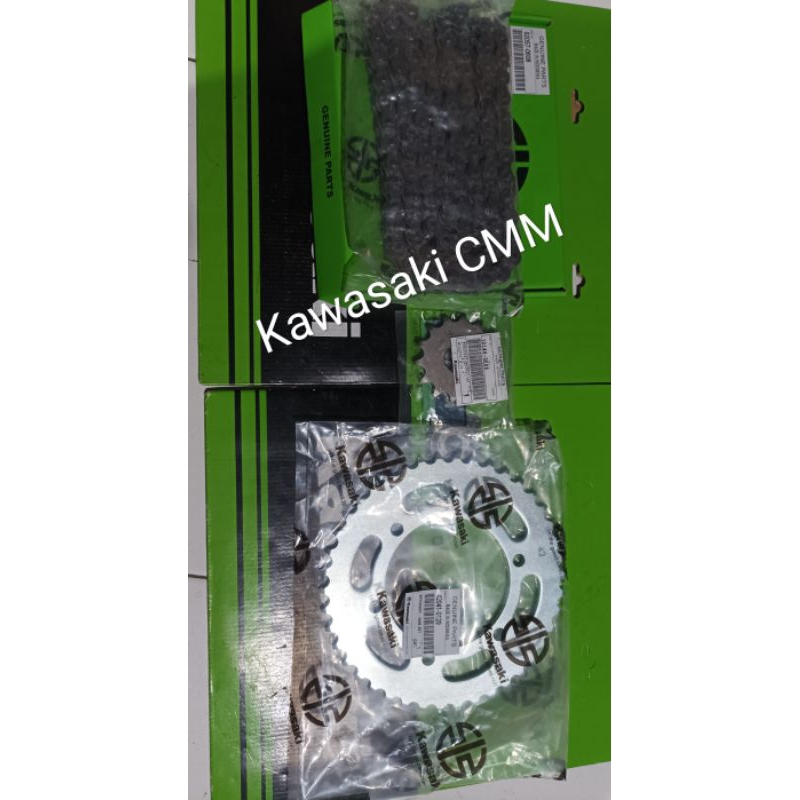 Gir gear set Ninja RR Mono Z250 SL, Z250sl. Original kawasaki.
