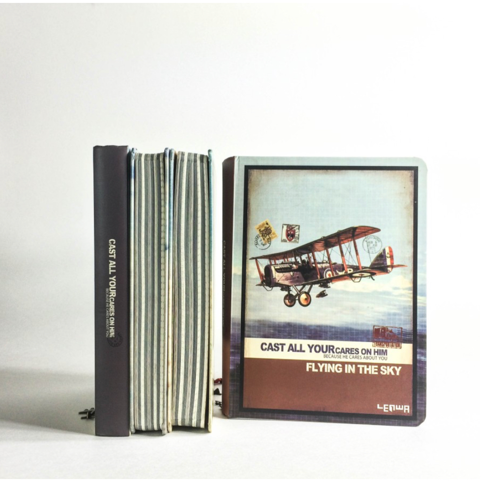 

Retro Vintage Airplanes Notebook Diary Journal Aircraft Pesawat Buku Tulis