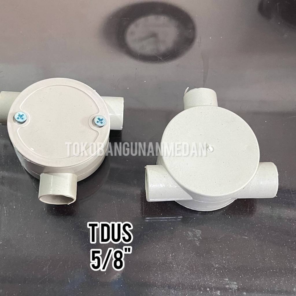 T Dus Putih Baut 5/8 inch Cabang 3
