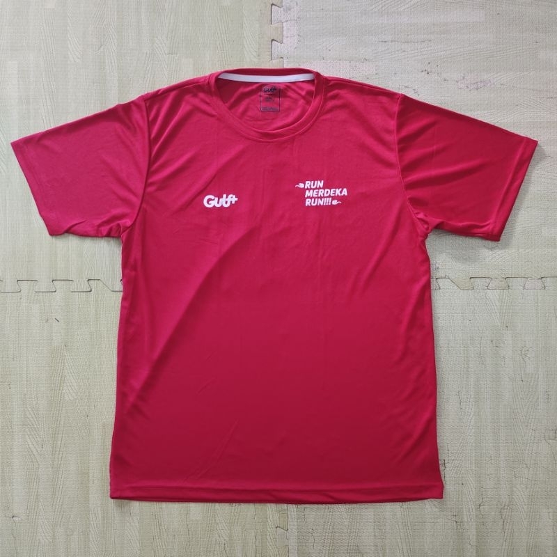 Baju Kaos Jersey Tas Belanja Goodie Bag Lari Run Running Gulf Gulf+ Merdeka Berlari Fun 5K