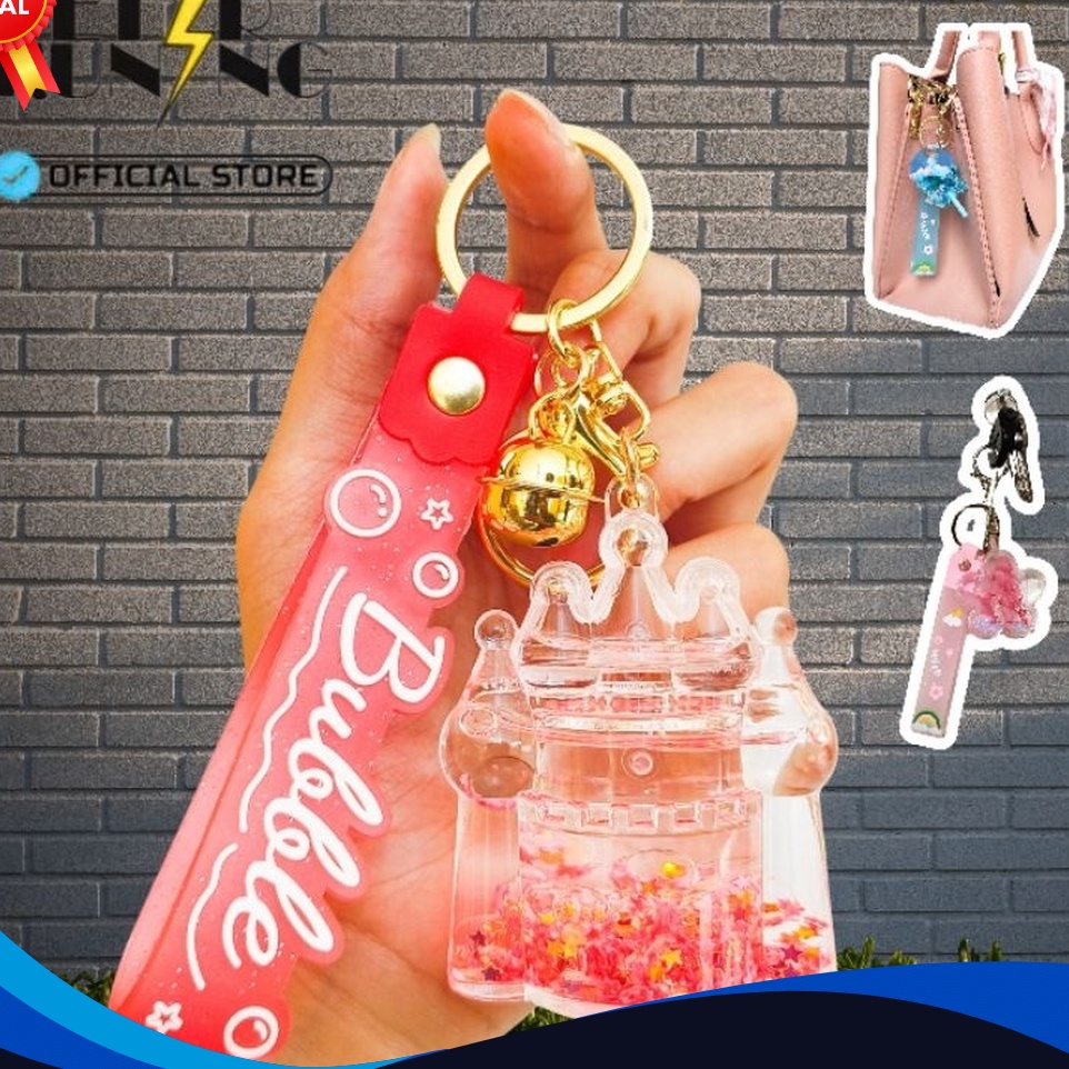 SALE Gantungan kunci glitter cair kunci mobil  Gantungan kunci unik  Aksesoris  Keychain  Key chain 