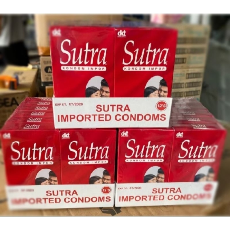 Kondom Sutra Merah Isi 12 / Kondom Tipis Sutra