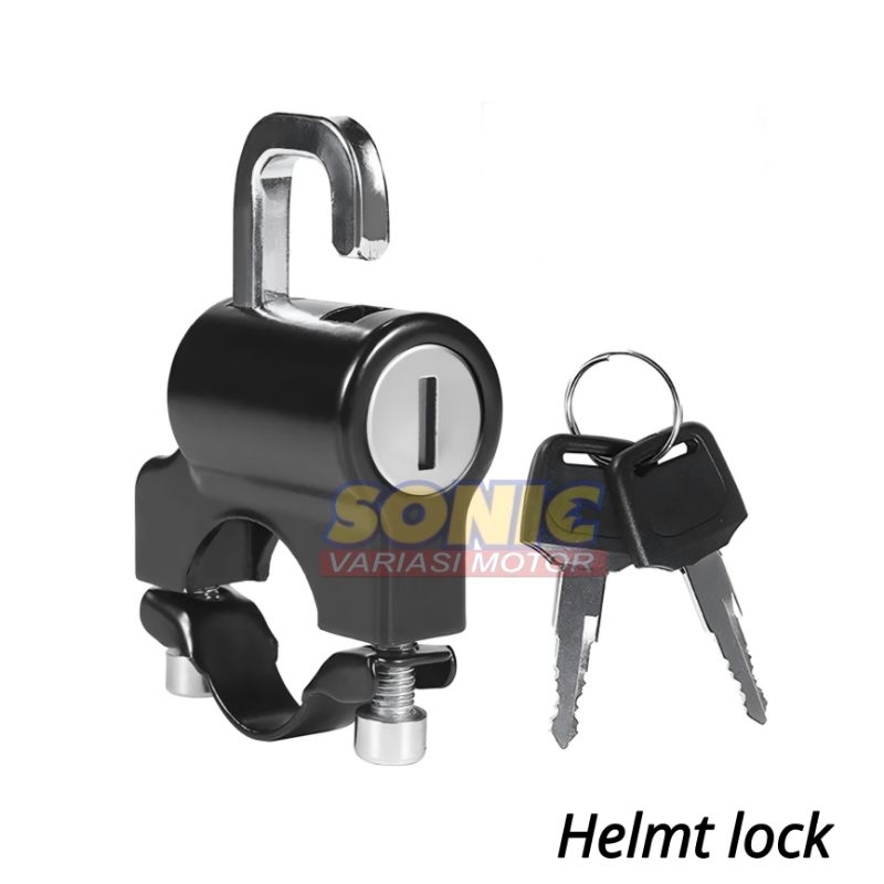 KUNCI LOCK HELMT GEMBOK HELM  MOTOR ANTI MALING GEMBOK HELM DAN TAS DI STANG MOTOR COCOK UNTUK PCX A