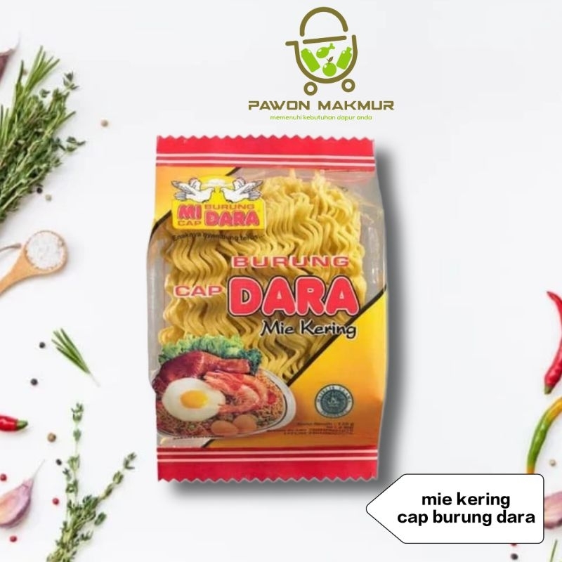 

MIE KERING CAP BURUNG DARA 136 GRAM