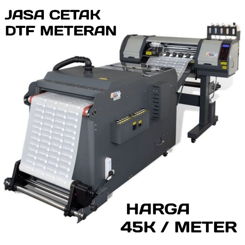 

Cetak DTF meteran / Jasa Cetak DTF /Sablon DTF