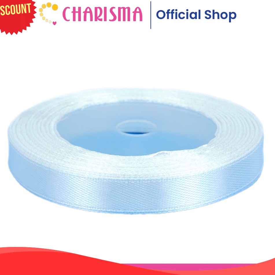 

BURUAN SERBU Charisma Pita Satin Lebar 38 Inch 1 cm WarnaWarni Colorful Ribbon Hiasan Packing Pita Satin Untuk Parsel Kado Hampers