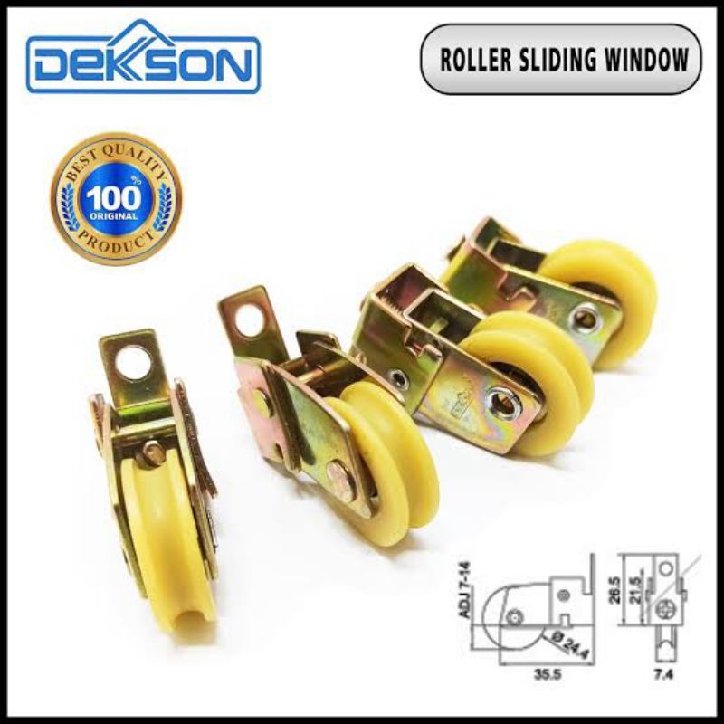 Roda Sliding Window - Roda Jendela Geser - Sliding Window Dekson - Roda Pintu Geser