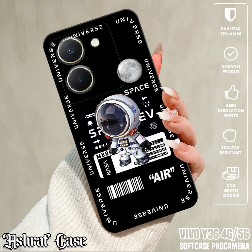 Case VIVO Y36 4G / Y36 5G - Casing VIVO Y36 5G / Y36 4G  Motif PLNT - Silikon Hp VIVO Y36 - Softcase