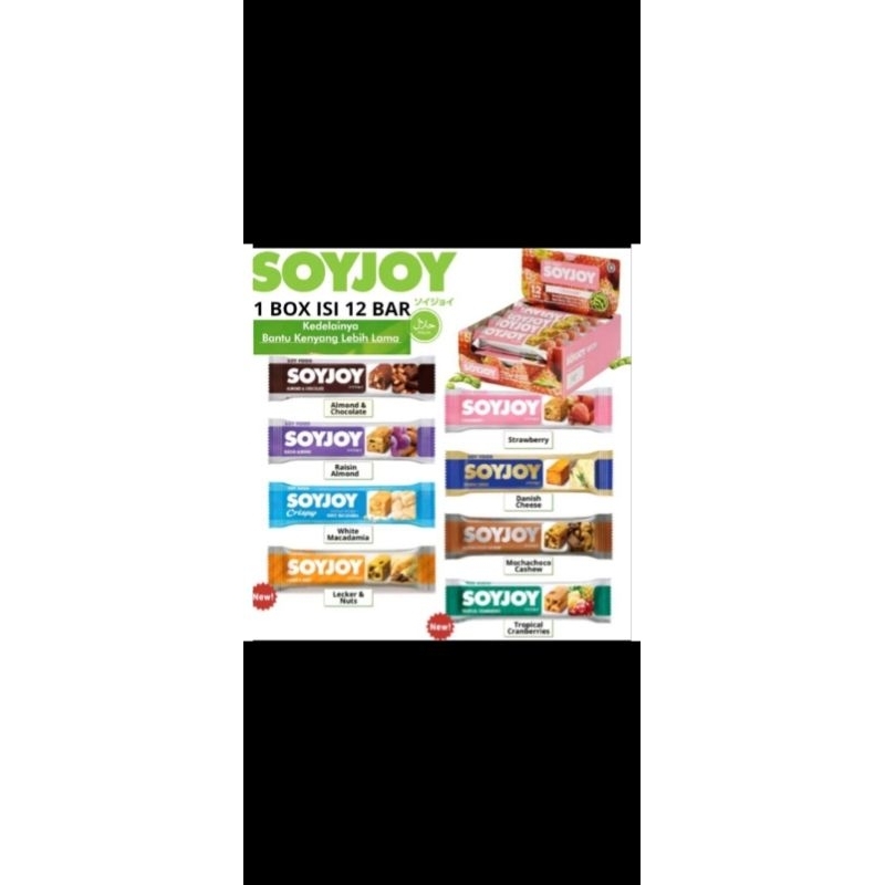 

Snack Soyjoy rasa Lekker dan nuts