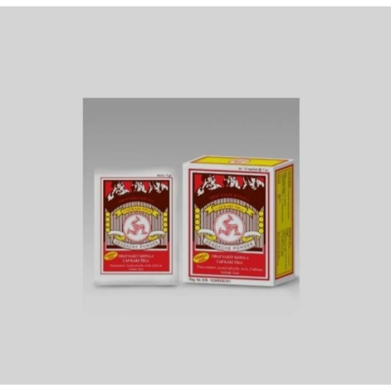 Obat Herbal Cap Kaki Tiga Serbuk