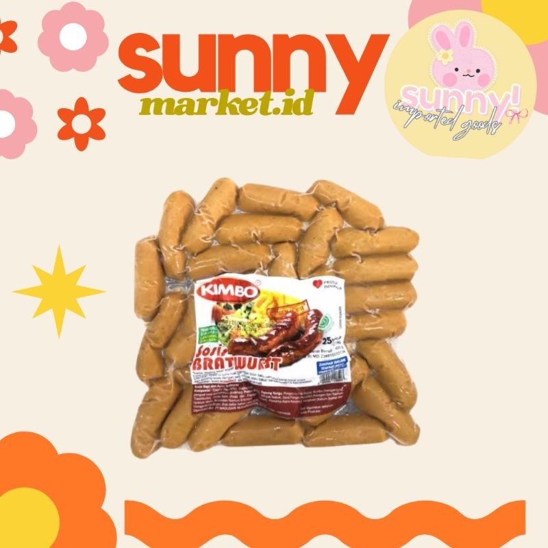 

SUNNYMARKET - KIMBO BEEF COCKTAIL SAUSAGE 500 GR SOSIS SAPI