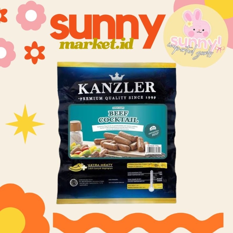 

SUNNYMARKET - KANZLER BEEF COCKTAIL SAUSAGE SOSIS SAPI 500 GR