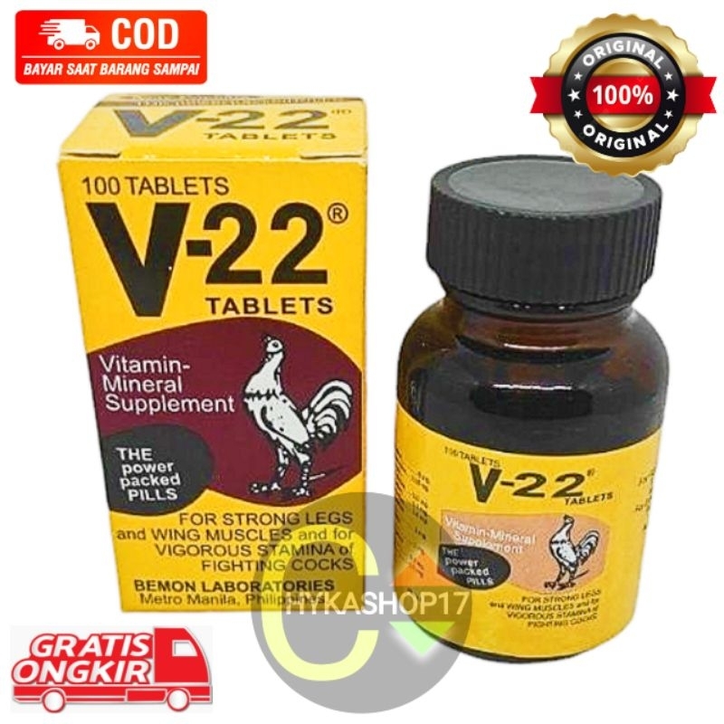 V22 import vitamin Obat Ayam | V 22 Original