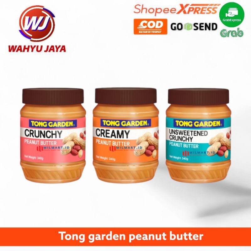 

Tong garden peanut butter varian rasa 340gram