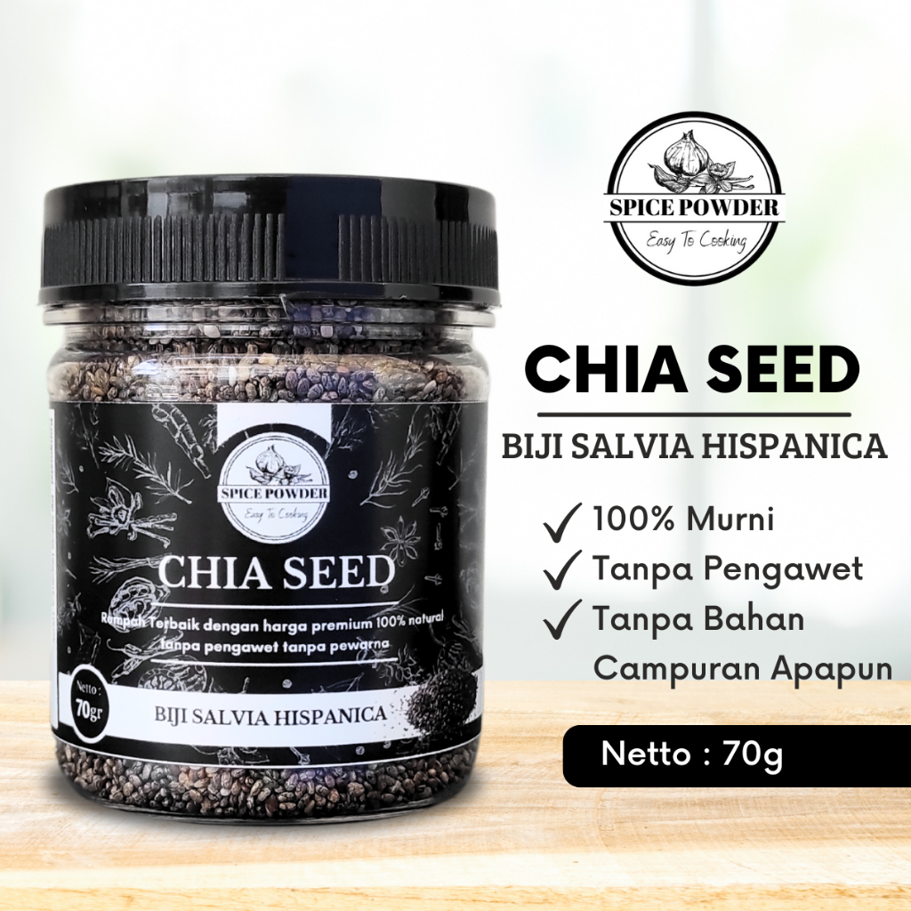 

Chia Seed - Biji Black Chia Seed Organic Untuk Diet Premium Quality