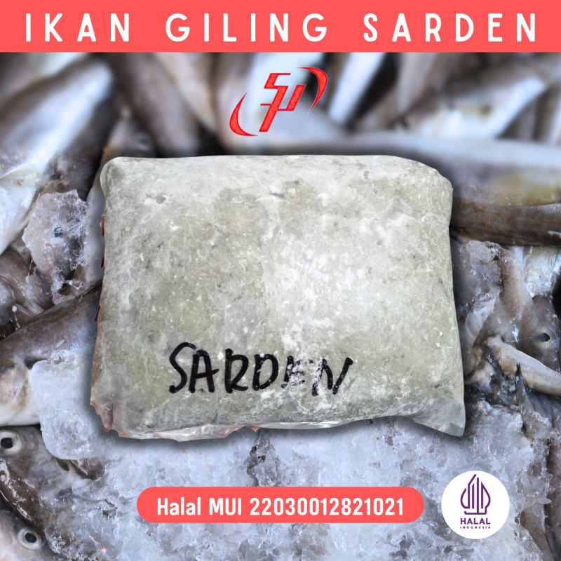 

Ikan Giling Sarden Premium Kantong Polos Berat 1000 Gram