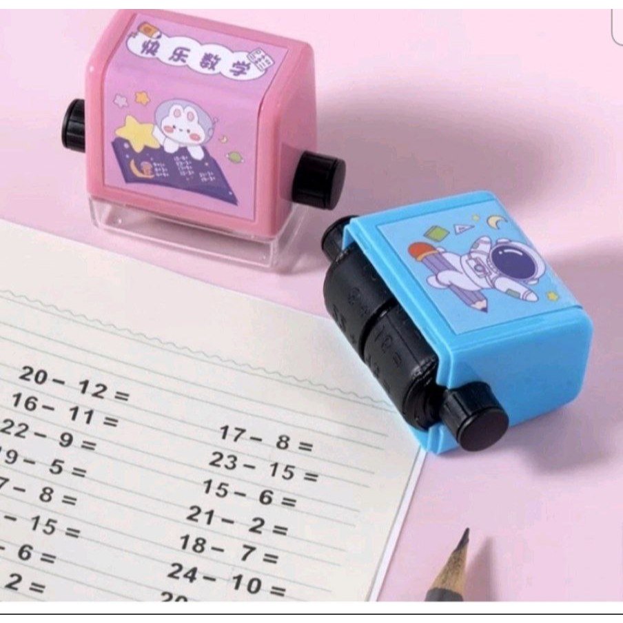 

Rolling Stamp Learning 4 pcs / math roller stamp