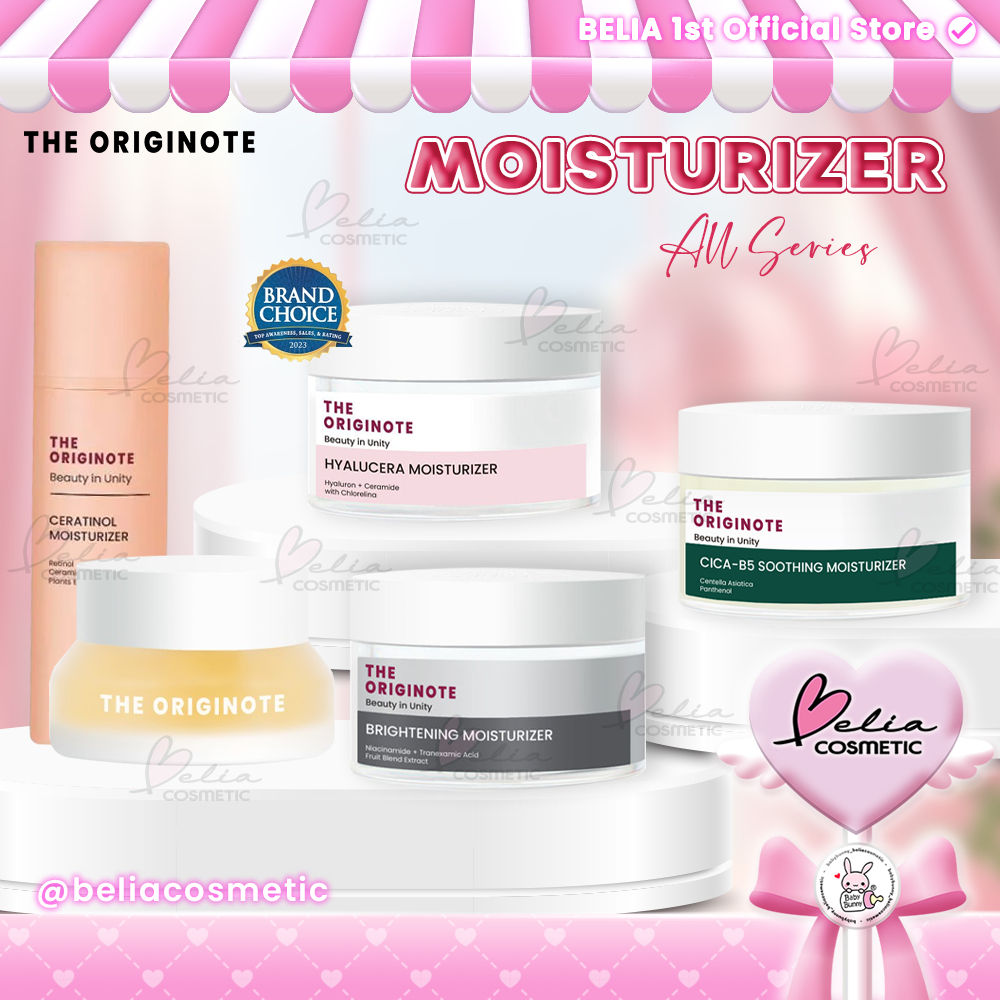 ❤ BELIA ❤ THE ORIGINOTE Moisturizer Gel All Series | Hyalucera Brightening Cica-B5 Soothing Pelembab