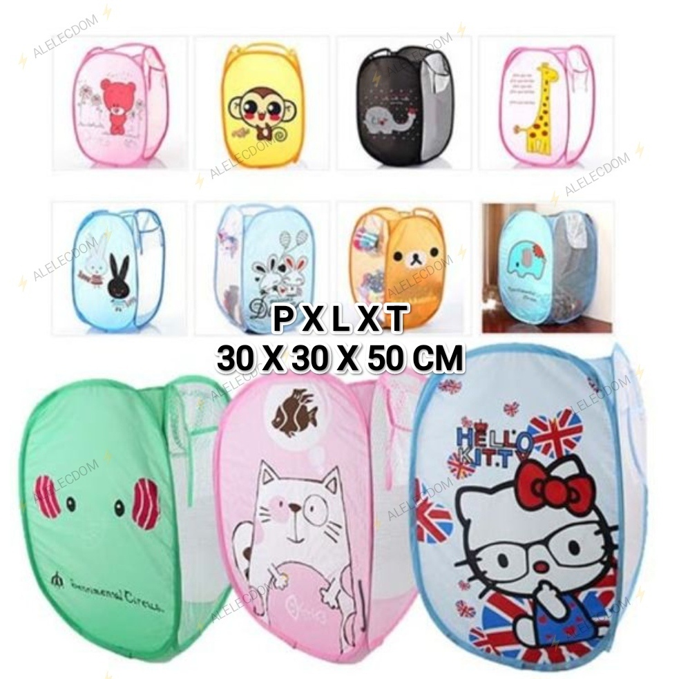 Keranjang Laundry Lipat / Keranjang Baju Lipat