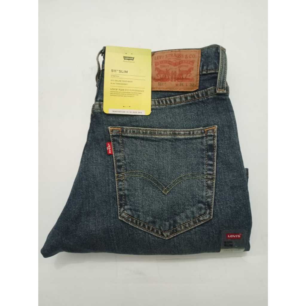 Celana Jeans Pria 511 Original Slim Fit Stretch 511-5656