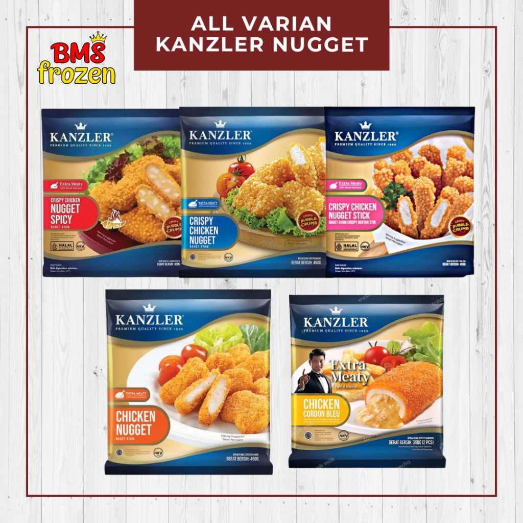 

BMS Frozen Food | Kanzler Nugget Crispy | Chicken Nugget | Cordon Bleu | Kanzler Crispy Spicy Nugget
