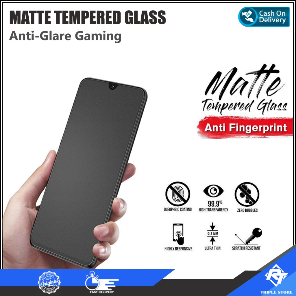 Tempered Glass Gaming Matte Anti Glare Samsung A07 A06