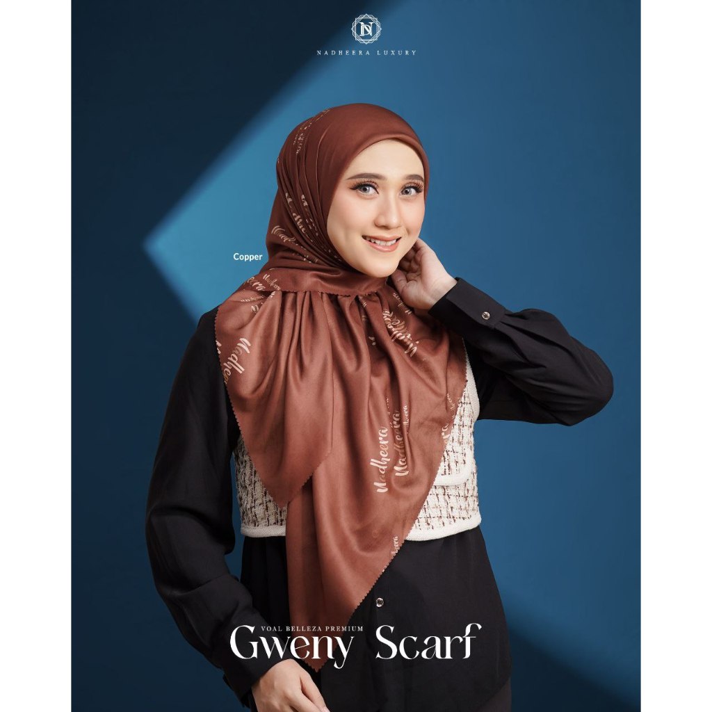 SCARF TERBARU // SCARF GWENY NADHEERA LUXURY TERBARU // SCARF NADHEERA LUXURY // NADHEERA LUXURY // 