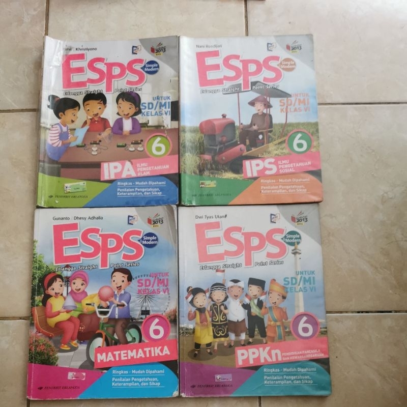 ESPS 6 IPS Matematika PPKn Erlangga