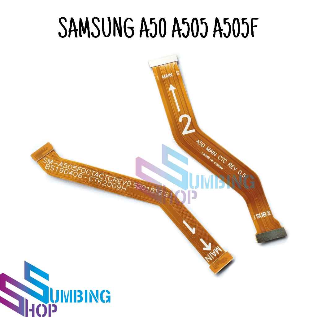 Flexible Ui Board Samsung A505f A505 A50 Fleksibel Penghubung Mesin Konektor Charger