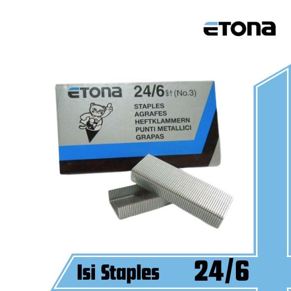 

(PCS) ISI STAPLES ETONA 24/6 / ETONA 24/6 / ISI STAPLES ETONA