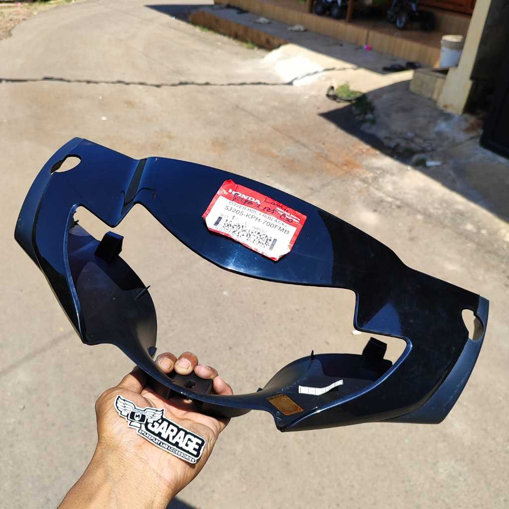 Batok lampu Depan Supra X 125 Cakram OLD Totok Lampu depan Supra X 125 old Lama Original AHM Hitam