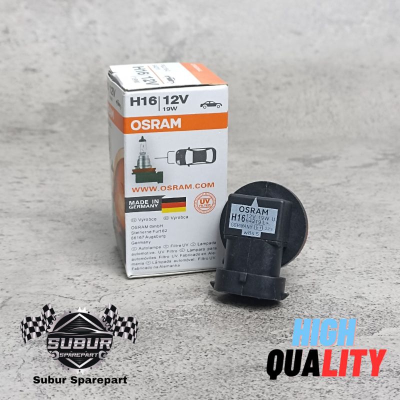 OSRAM Bohlam H16 12V 19W Orinal