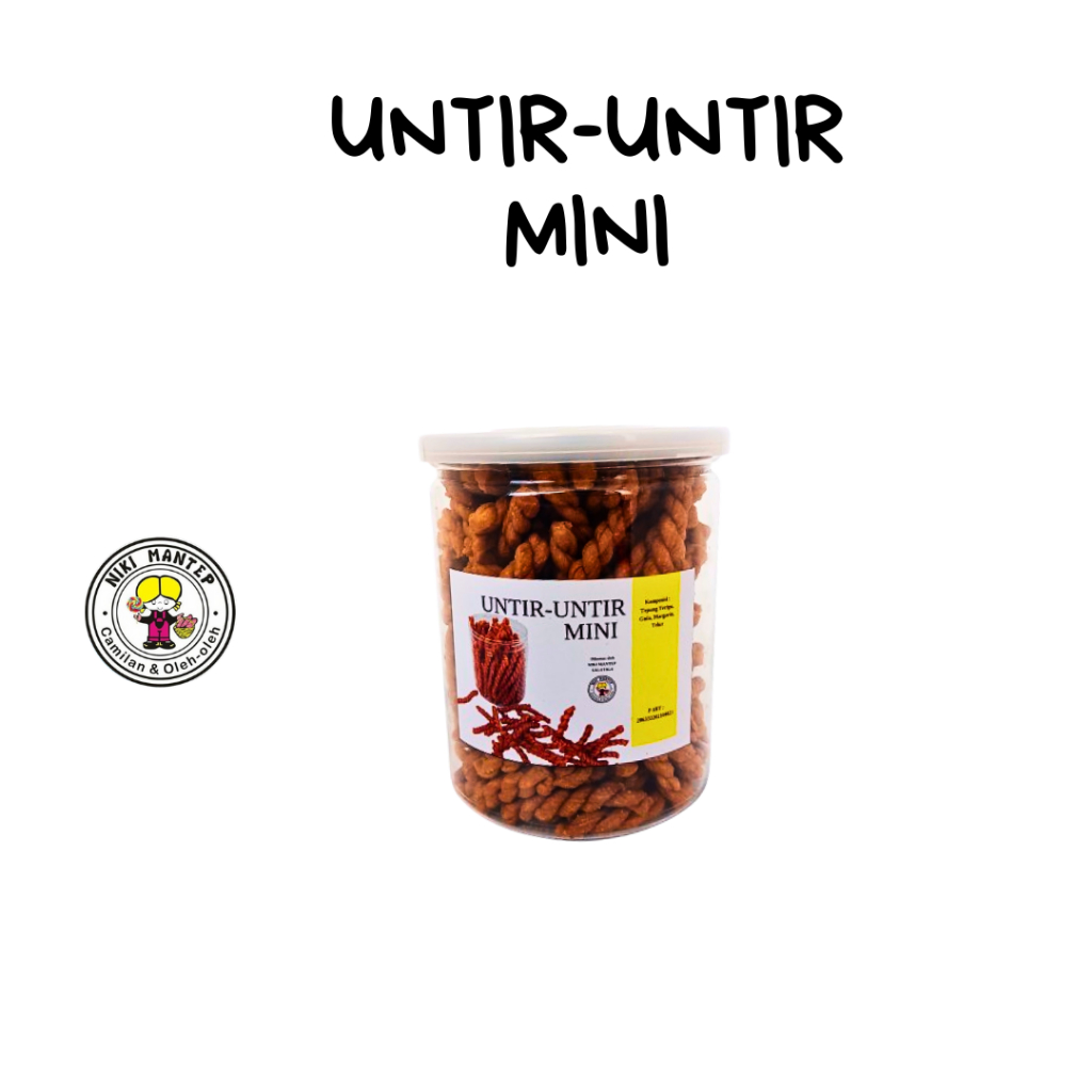 

Untir - Untir Kue Tambang Mini - Niki Snack Salatiga