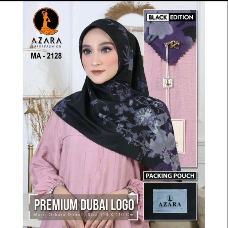 JILBAB SEGI EMPAT AZARA/JILBAB SEGI EMPAT MOTIF SIZE STANDARD