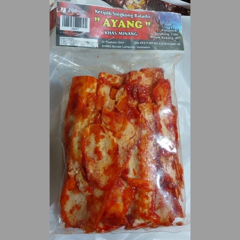 

Keripik Singkong Balado Khas Padang 200gr